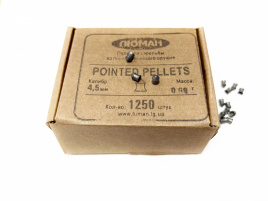 Пульки для пневматики Люман Pointed Pellets 0,68гр. 1250шт.