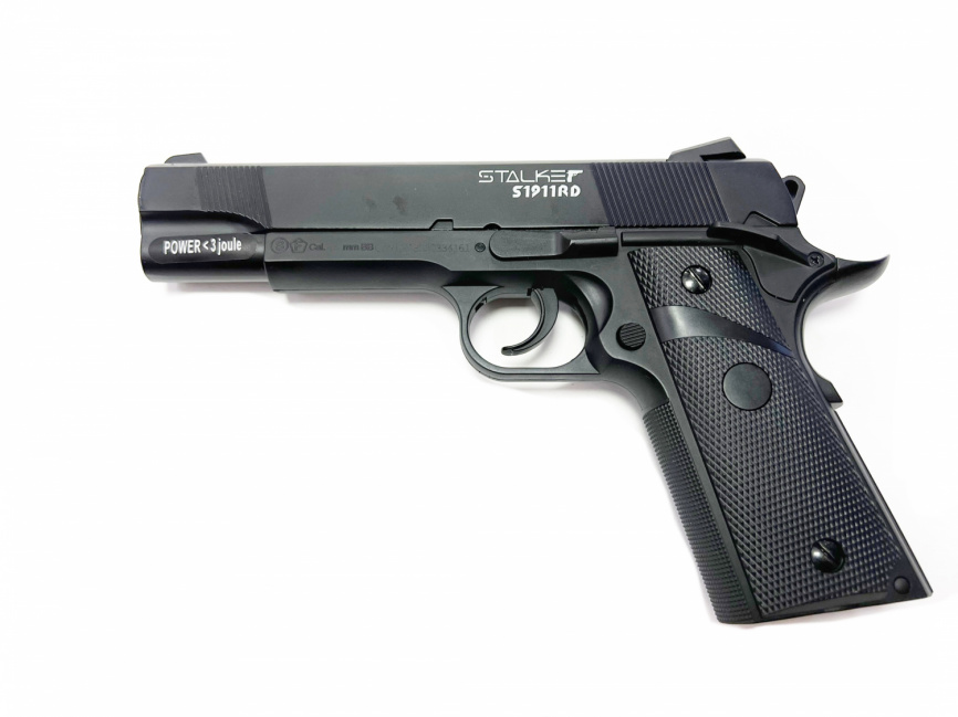 Пневматический пистолет STALKER S1911RD кал.4,5мм. фото 2